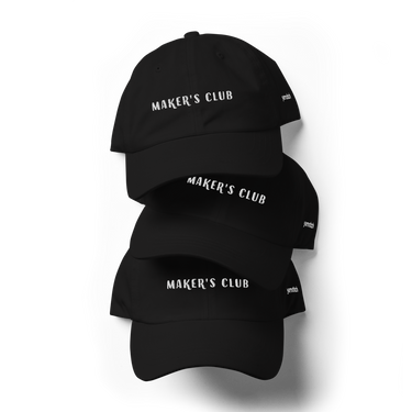 Embroidered Maker's Club Dad Hat